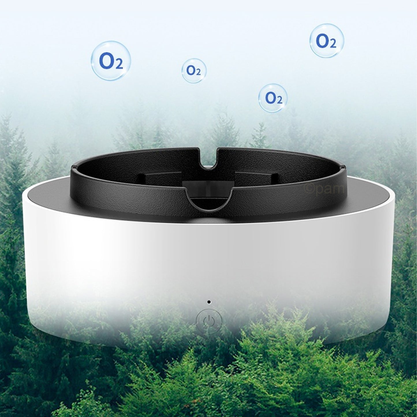 2 in 1 Air Purifier Smokeless Ashtray With Filter