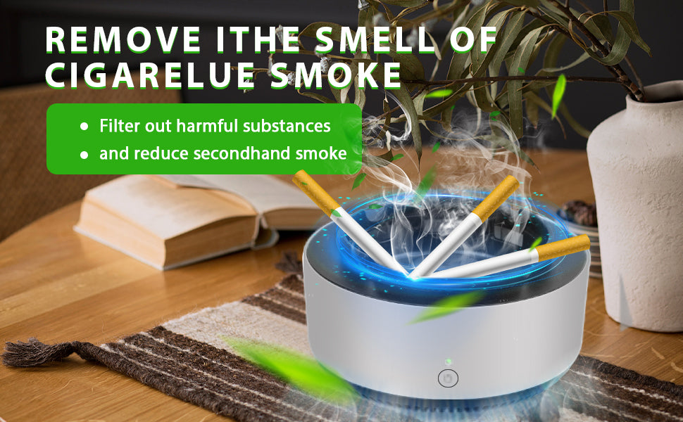 2 in 1 Air Purifier Smokeless Ashtray With Filter