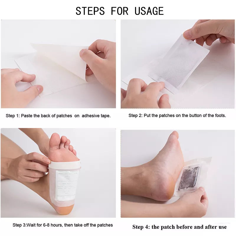 Detox Foot Patch (10pcs Patches + 10pcs Adhesives)