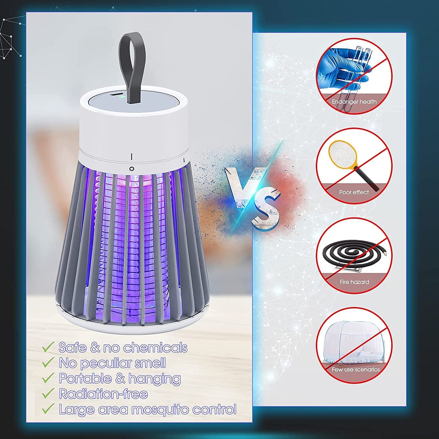 Electronic LED Mosquito Killer Lamp