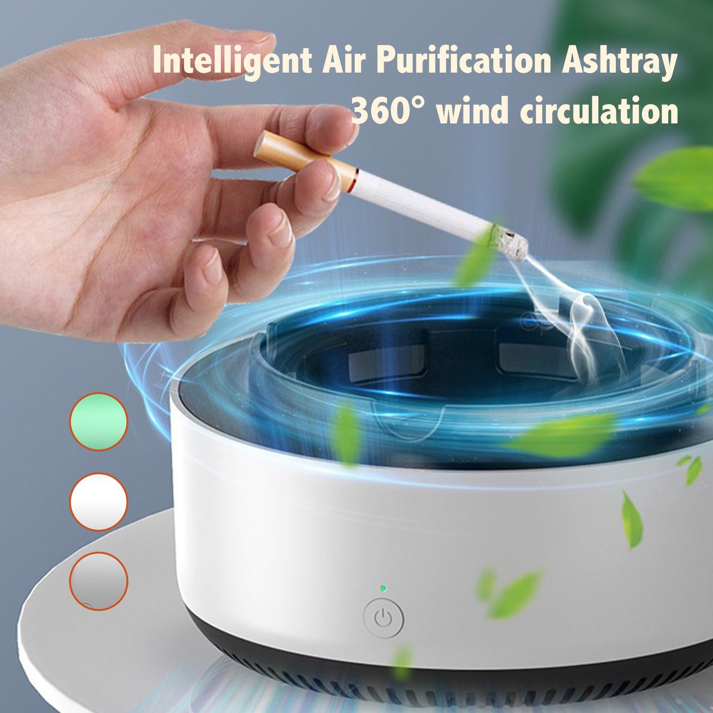 2 in 1 Air Purifier Smokeless Ashtray With Filter