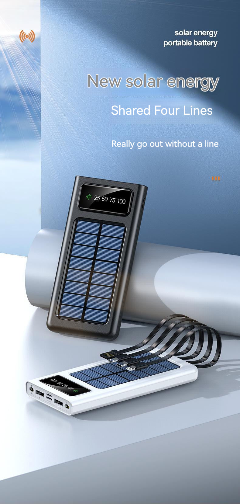 Portable Solar Power Bank