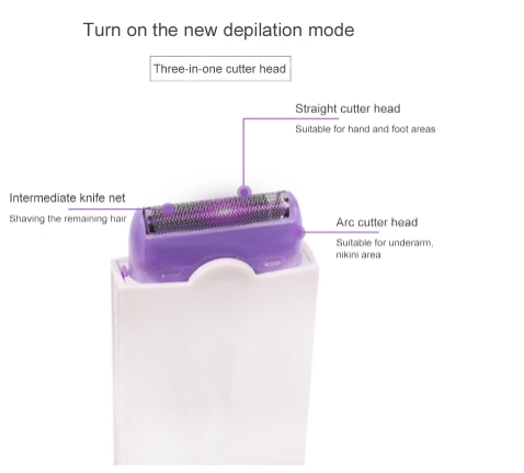 2 in 1 USB Rechargeable Epilator