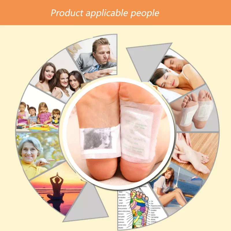Detox Foot Patch (10pcs Patches + 10pcs Adhesives)