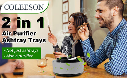 2 in 1 Air Purifier Smokeless Ashtray With Filter