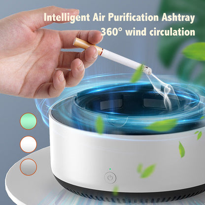 2 in 1 Air Purifier Smokeless Ashtray With Filter